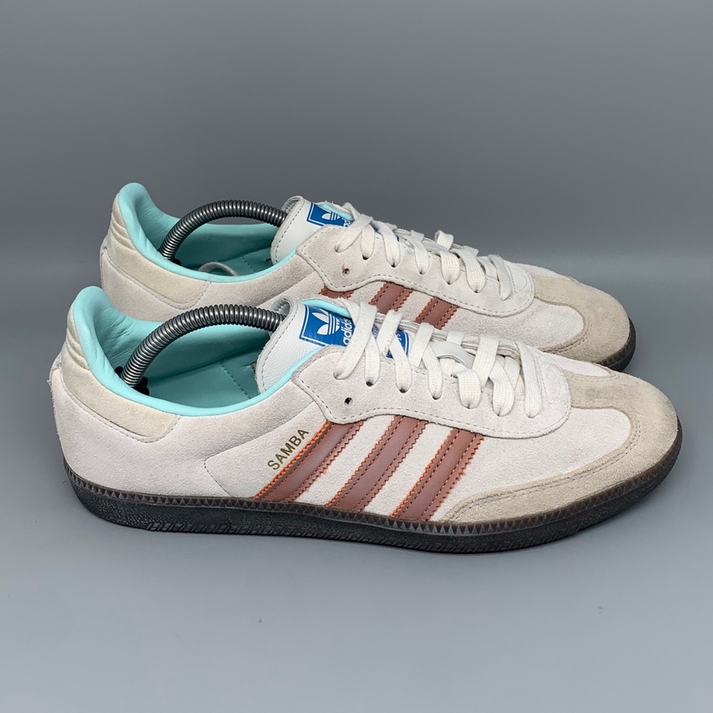 Adidas‎ Samba OG White Pink Gum Running Shoes ID2047 Men’s Sz 10.5